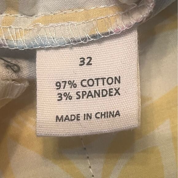 Loudmouth Golf Shorts Men’s 32x10 Multicolored Geometric Op Art Preppy Chino - Picture 5 of 10